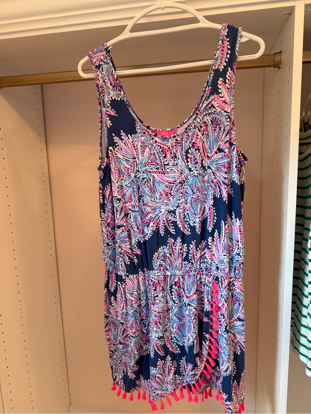 Lilly Pulitzer Ladies Jarret Romper size Large